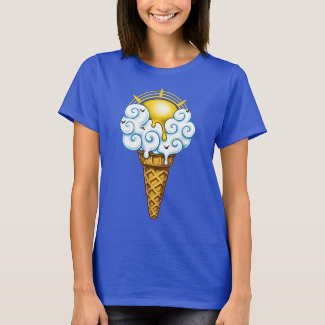 T-shirt Sunny Ice Cream (Devant)