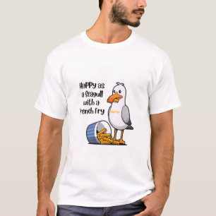 T-shirt Sunny the Seagull avec frites