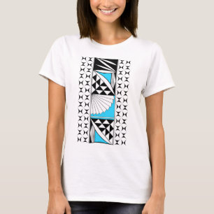 T-shirt Sunrise autochtone du sud-ouest en turquoise