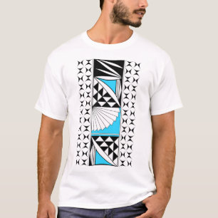 T-shirt Sunrise autochtone du sud-ouest en turquoise