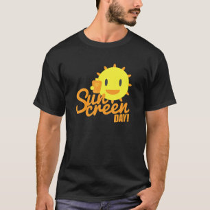 T-shirt Sunscreen Day Smiling Sun T Shirt