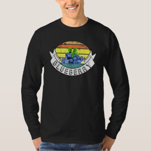 T-shirt Sunset Blueberry Retro Vintage
