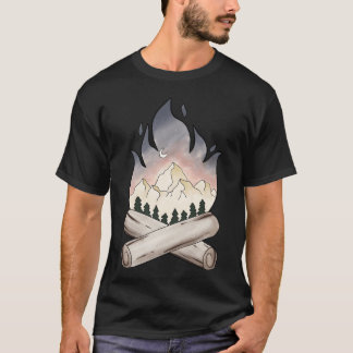 T-shirt Sunset Camping Adventure friend