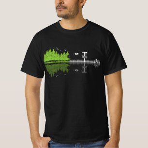 T-shirt Sunset Guitar Disk Golf, Parfait Pour le golf sur