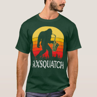 T-shirt Sunset rétro Saxsquatch