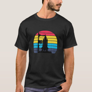 T-shirt Sunset Space Shuttle Pad Lance Moonport S