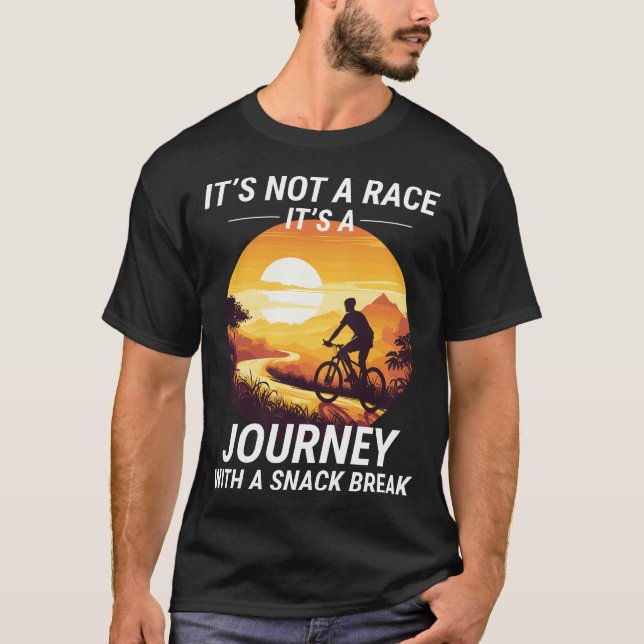 T-shirt Sunset Trail Ride Vélo Rider Vélo hors route (Devant)