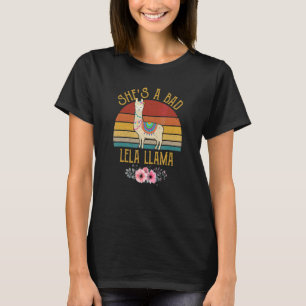 T-shirt Sunset vintage Elle est une mauvaise Lela Llama Da