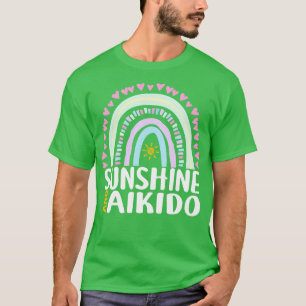 T-shirt Sunshine and Aikido Cute Rainbow Cadeau pour femme