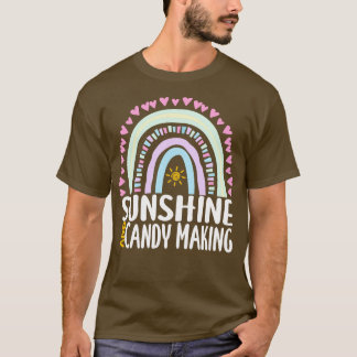 T-shirt Sunshine and Candy Making mignon cadeau arc-en-cie