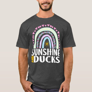 T-shirt Sunshine and Ducks mignon cadeau arc-en-ciel pour 