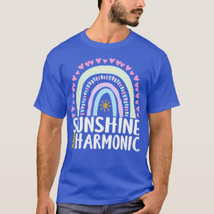 T-shirt Sunshine and Harmonic Cute Rainbow Cadeau pour fem