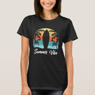 T-shirt Sunshine Summer Palm Trees Beach Vibes Tropical Su