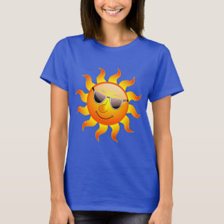 T-shirt Sunshine yellow blue