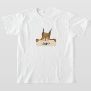 T-shirt SUP D'Écureuil ? Découpe de texte personnalisée