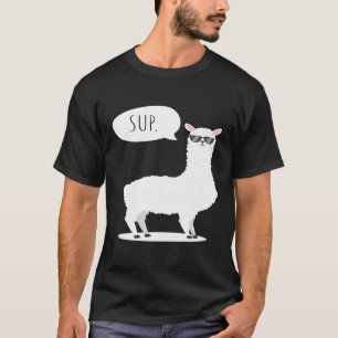 T-shirt Sup No Drama Lama Mignon pour Enfants Adultes