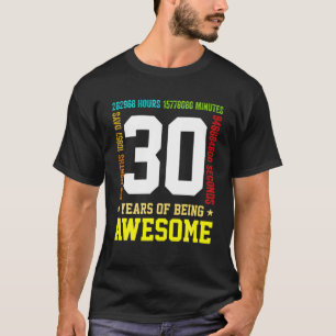 T-shirt Super 30 Ans 30E Anniversaire Femmes Hommes Papa M