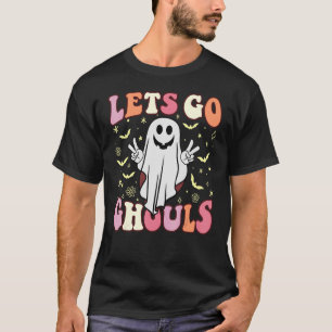 T-shirt Super Allons Gouls Floral Ghost Hippie Retro H