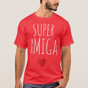 T-shirt Super amie féminine meilleure épouse mère du monde