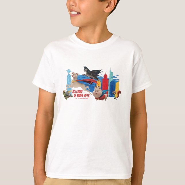 T-shirt Super-Animaux de compagnie patrouillant la métropo (Devant)