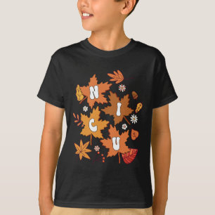T-shirt Super Automne NICU Infirmière Maple Leaf Automne V