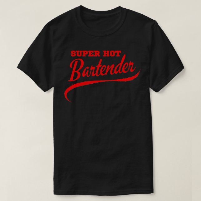 T-shirt Super barman chaud (Design devant)