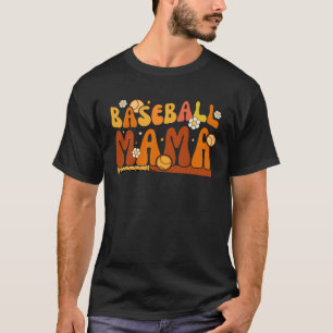 T-shirt Super Baseball Mama Softball Pitcher Catcher Moth