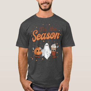 T-shirt Super C'Est La Saison Citrouille Floral Ghost Hipp
