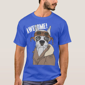 T-shirt Super chien pilote