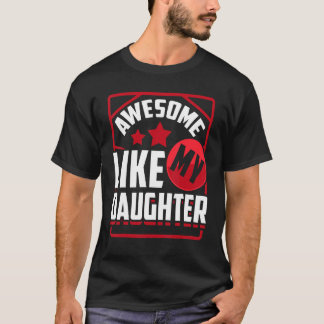 T-shirt Super Comme Ma Fille Papa & Maman De La Fille