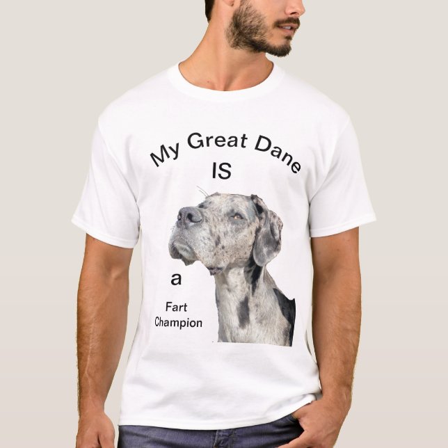 T-shirt Super Dane Fart drôle (Devant)