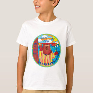 T-shirt Super de camp pour enfants Bonne Ours