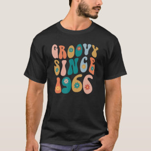 T-shirt Super depuis 1966 56e anniversaire Hippie Style 56