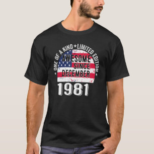 T-shirt Super depuis décembre 1981 Vintage 41 ans U