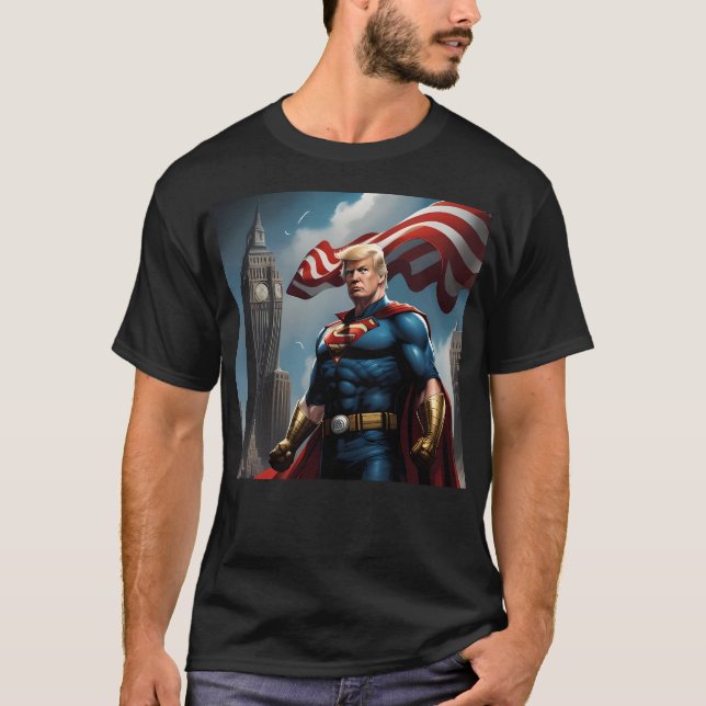 T-shirt Super Duper Trump (Devant)