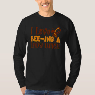 T-shirt Super École ÉQUIPE de la dame de cantine Retour à