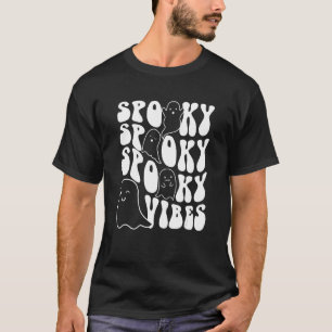 T-shirt Super Éffrayant Vibes Boo Ghost Saison Éffrayante 