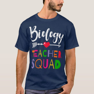 T-shirt Super Enseignant en Biologie Squad Funny Collègue