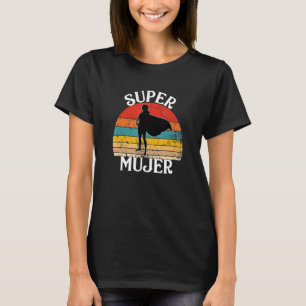 T-shirt Super Femme Épouse Espagnole Héros Avec Cape Femme