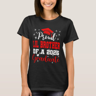 T-shirt Super fier petit frère diplômé de 2026 remise des 
