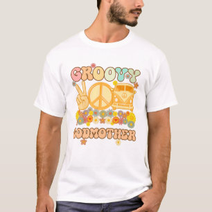 T-shirt Super Godmère Retro Matching Baby shower de famill