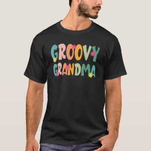 T-shirt Super grand-mère les années 70 Vibes Paix Hippie F