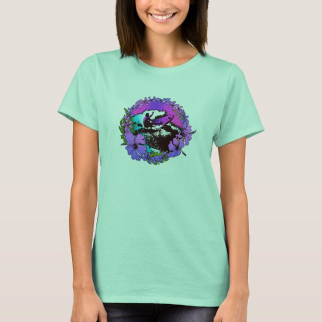 T-shirt Super Hawaiian Surfer 1960's Retro Cravate-Dye (Devant)