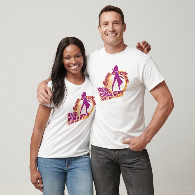 T-shirt Super Hero original Super Maman (Unisexe)