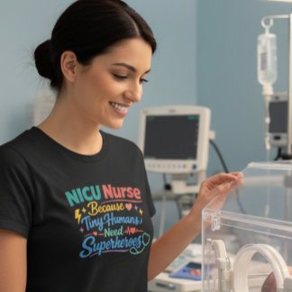T-Shirt Super-héroïnes Infirmières en USIN pour fe