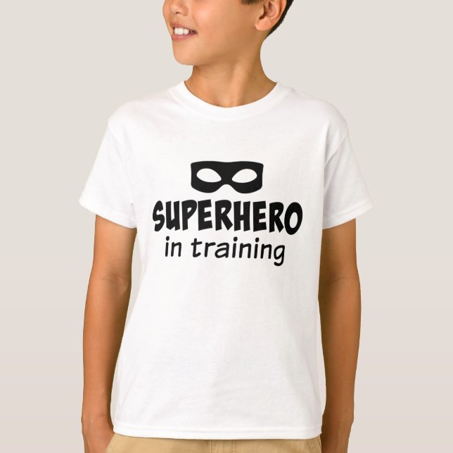 T-shirt Super héros dans la formation (Devant)