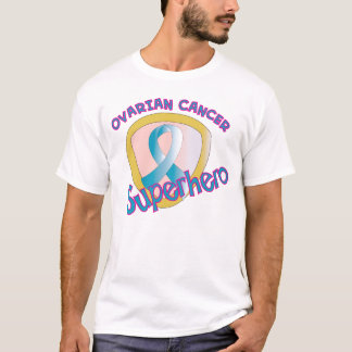 T-shirt Super héros de Cancer ovarien