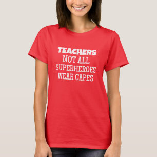 T-shirt Super héros de professeur