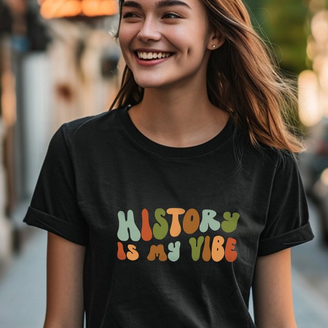 T-shirt Super Histoire Rétro Est Mon Vibe, Historien (Créateur téléchargé)