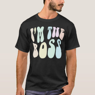 T-shirt Super JE SUIS LA BOSS Future CEO Girl Inspirationa